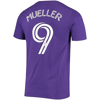 Men's Fanatics Branded Chris Mueller Purple Orlando City SC Authentic Stack T-Shirt