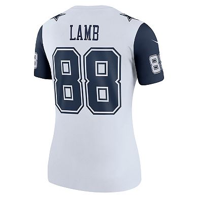 Women's Nike CeeDee Lamb White Dallas Cowboys 2nd Alternate Legend Jersey