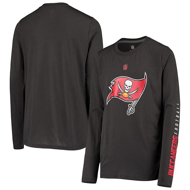 Youth Black Tampa Bay Buccaneers Trainer Long Sleeve T-Shirt