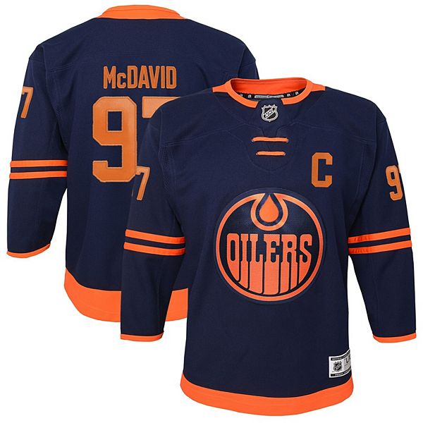 Connor McDavid Edmonton Oilers Youth 2023 NHL Heritage Classic Premier  Player Jersey – Royal