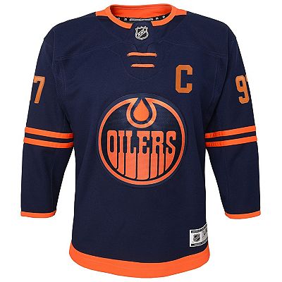 Youth Connor McDavid Navy Edmonton Oilers Alternate Premier Player Jersey