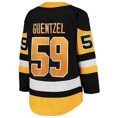Youth Jake Guentzel Black Pittsburgh Penguins Home Premier Player Jersey