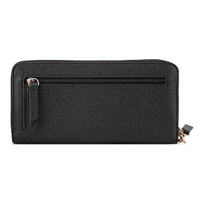 Nine West Lockup Zip Around Wallet With Wristlet