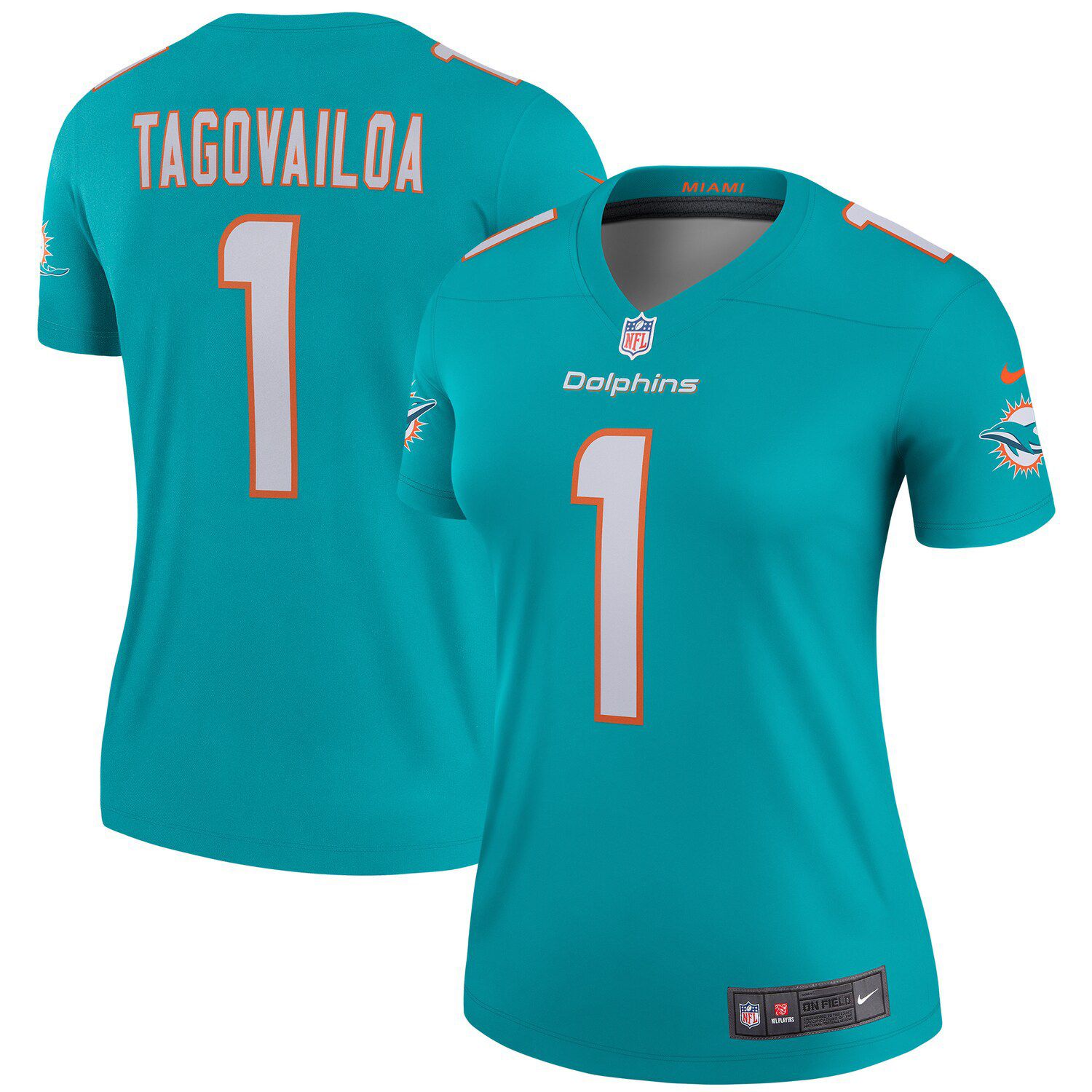 Men's Nike Tua Tagovailoa Aqua Miami Dolphins Alternate Game Jersey Size: 3XL