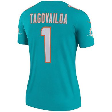 Women's Nike Tua Tagovailoa Aqua Miami Dolphins Legend Jersey