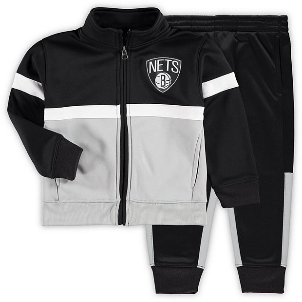 Brooklyn nets hot sale track jacket