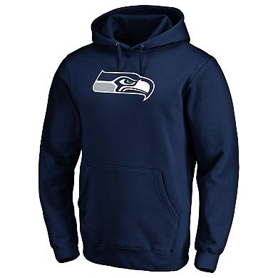 Men's Fanatics Branded College Navy Seattle Seahawks Big & Tall Primary Logo Pullover Hoodie