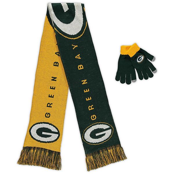 FOCO Green Bay Packers Wrap Scarf