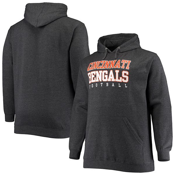 Officially Licensed Men's Gray Big & Tall Long Sleeve - Bengals