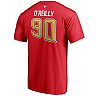 Men's Fanatics Branded Ryan O'Reilly Red St. Louis Blues 2020/21 Special Edition Authentic Stack Name & Number T-Shirt