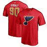 Men's Fanatics Branded Ryan O'Reilly Red St. Louis Blues 2020/21 Special Edition Authentic Stack Name & Number T-Shirt