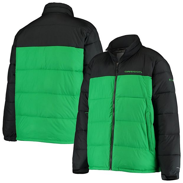 Men s Columbia Black Green Oregon Ducks Pike Lake Omni Heat Full
