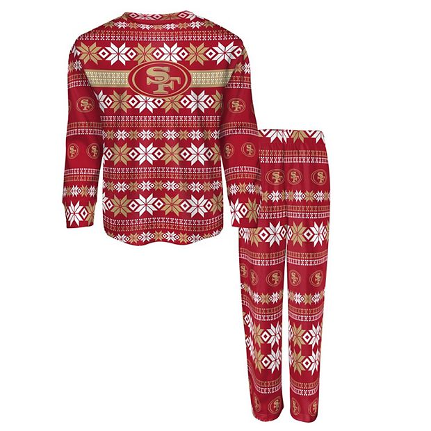 49ers christmas online pajamas