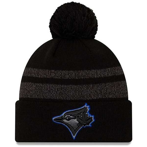 Toronto Blue Jays Men's New Era Cuffed Pom Knit Hat