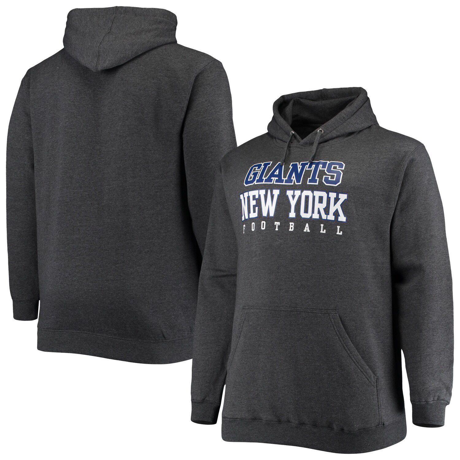 New York Giants Fanatics Branded Big & Tall Camo Pullover Hoodie - Heather  Charcoal