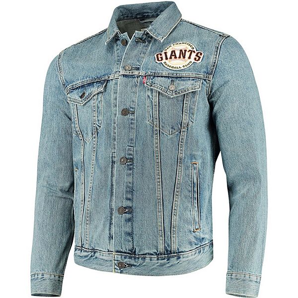 Men's Levi's® Denim San Francisco Giants MLB Patch Trucker Full-Button  Jacket