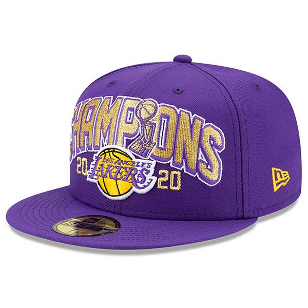 Men's New Era Purple Los Angeles Lakers 2020 NBA Finals Champs AOL ...