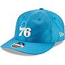 Men's New Era Blue Philadelphia 76ers Neon Pop 9FIFTY Adjustable Hat