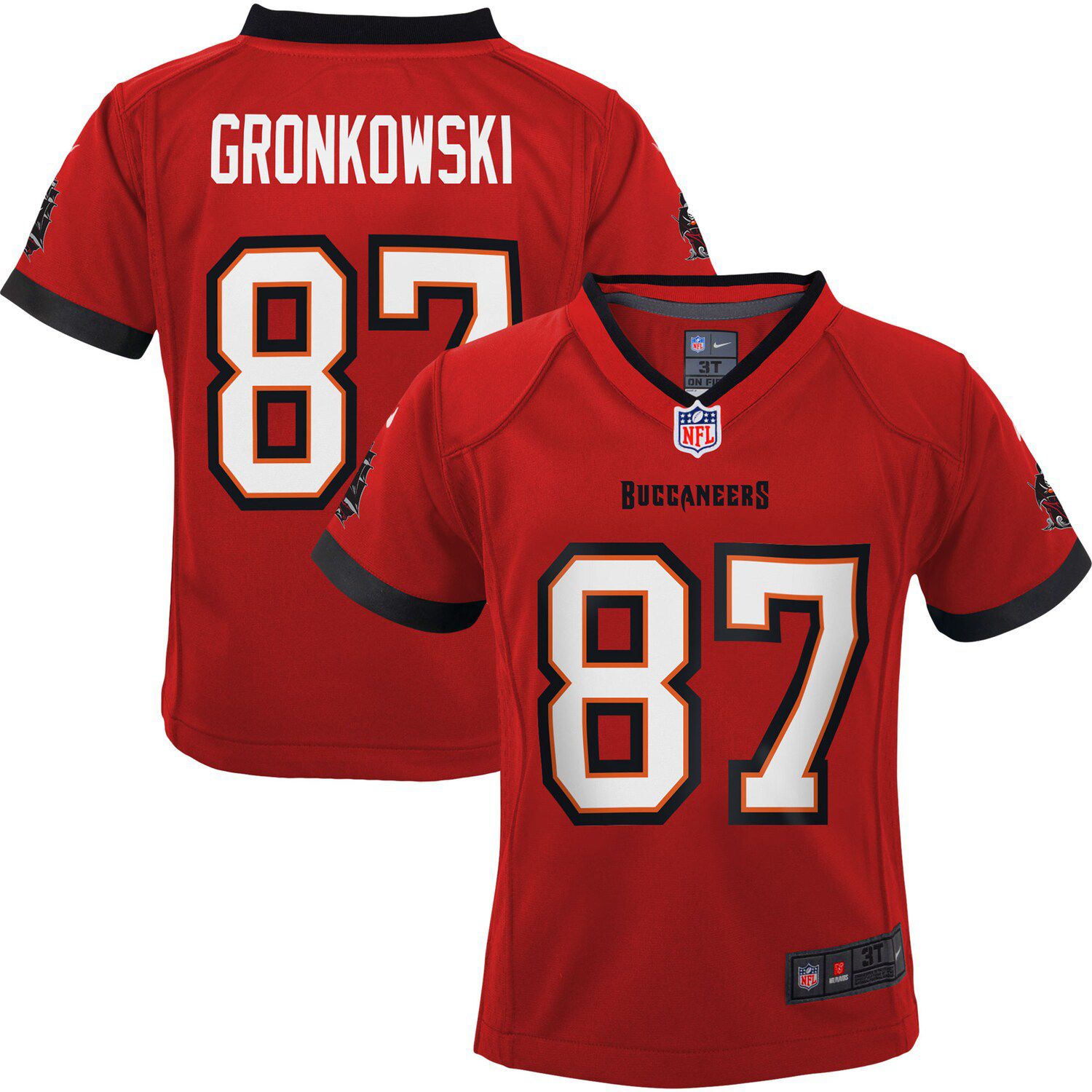 red gronkowski jersey