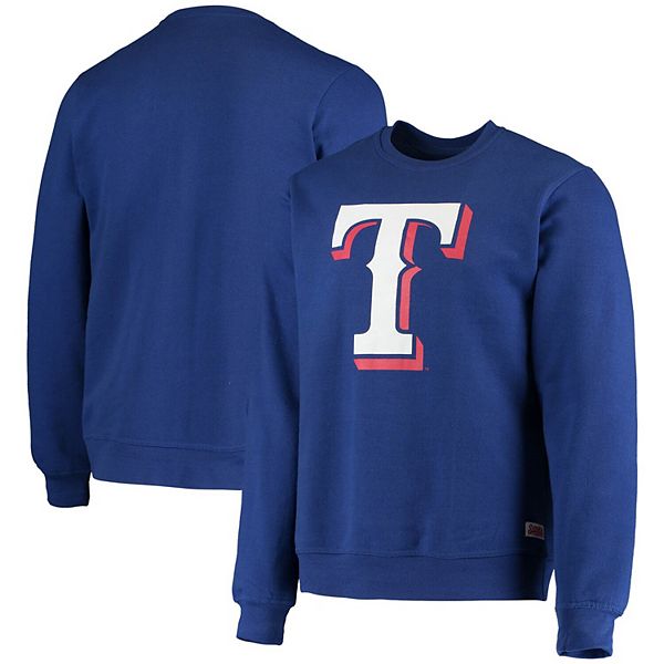 Men's Texas Rangers Stitches Light Blue Team Pullover Sweatshirt