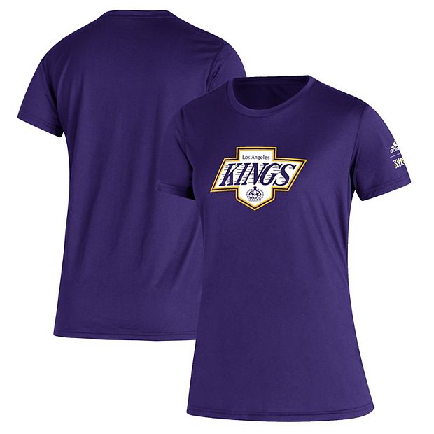 Women's adidas Purple Los Angeles Kings Reverse Retro Creator T-Shirt