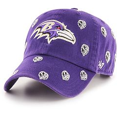 47 Brand Men's Black, Natural Baltimore Ravens Trawler Trucker Clean Up  Snapback Hat