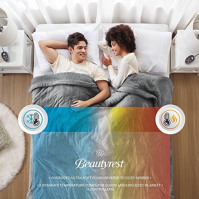 Beautyrest Microlight to Berber Reversible Oversized Heated