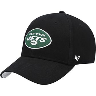Preschool '47 Black New York Jets Basic Team MVP Adjustable Hat