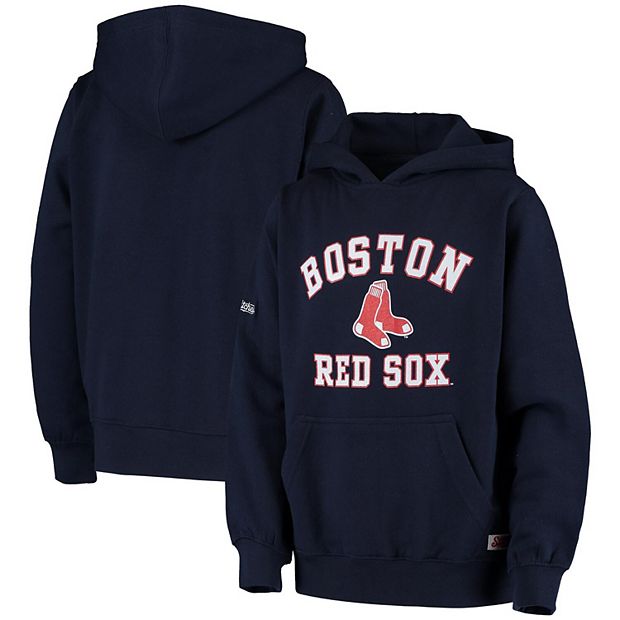 Youth Stitches Navy Boston Red Sox Fleece Pullover Hoodie