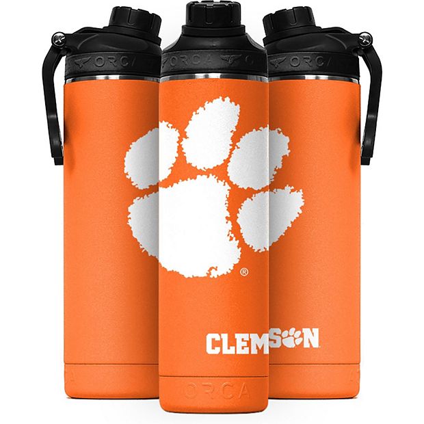 Clemson Orca Large Logo Hydra Bottle