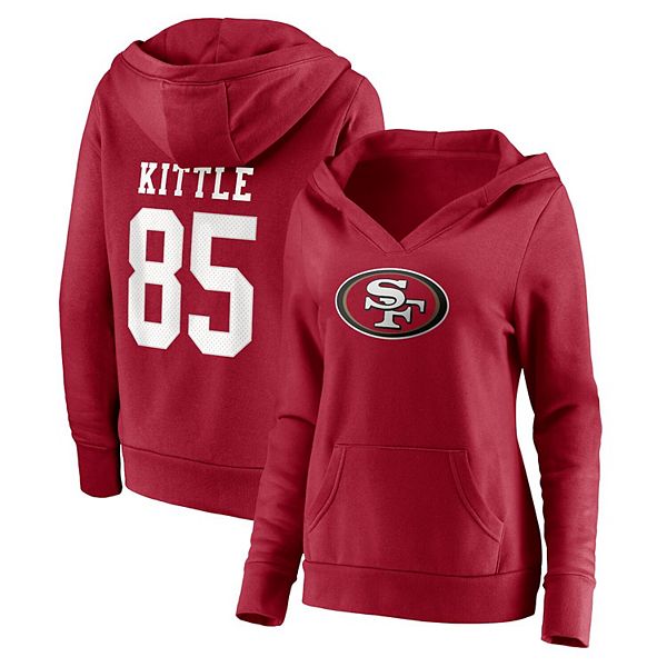Women's Fanatics Branded George Kittle Scarlet San Francisco 49ers ...