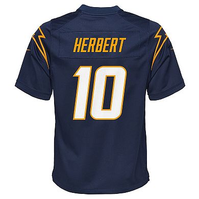 Youth Nike Justin Herbert Navy Los Angeles Chargers Game Jersey