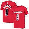 Youth Rui Hachimura Red Washington Wizards Name & Number T-Shirt