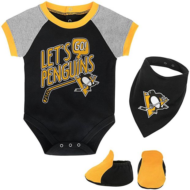 Pittsburgh Steelers Newborn & Infant Team Logo Bodysuit - Black