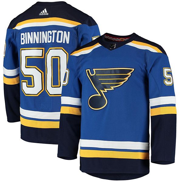 Outerstuff Toddler Jordan Binnington Blue St. Louis Blues Home Replica Player Jersey