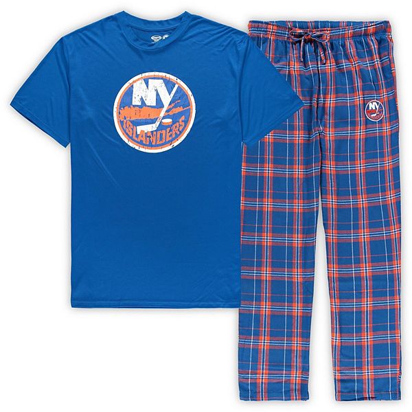 Youth Royal New York Islanders Team Logo Printed Pajama Pants