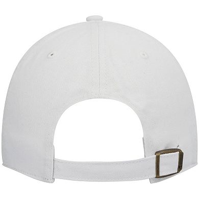 Women's '47 White Carolina Panthers Miata Clean Up Logo Adjustable Hat
