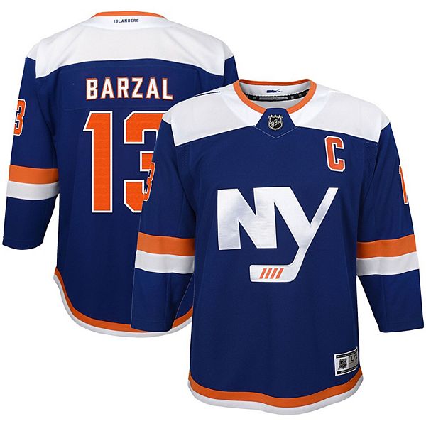 Youth Mathew Barzal Royal New York Islanders Alternate Premier Player Jersey