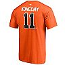 Men's Fanatics Branded Travis Konecny Orange Philadelphia Flyers 2020/21 Special Edition Authentic Stack Name & Number T-Shirt