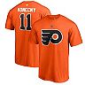 Men's Fanatics Branded Travis Konecny Orange Philadelphia Flyers 2020/21 Special Edition Authentic Stack Name & Number T-Shirt