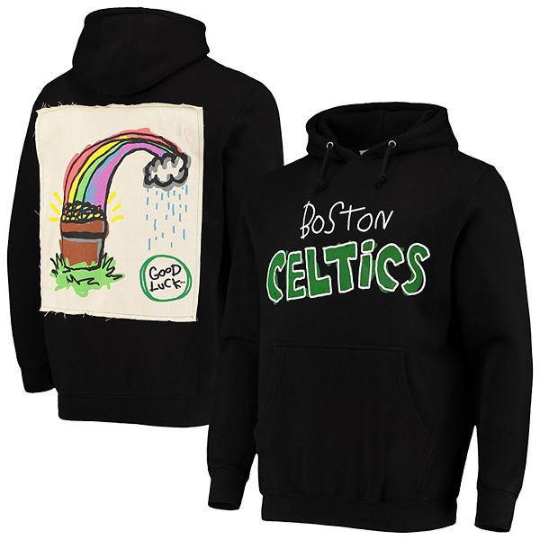 Preschool Cubcoats Black Boston Celtics 2-in-1 Transforming Full-Zip Hoodie  & Soft Plushie