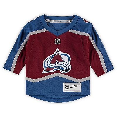 Infant Nathan MacKinnon Burgundy Colorado Avalanche Home Replica Player Jersey