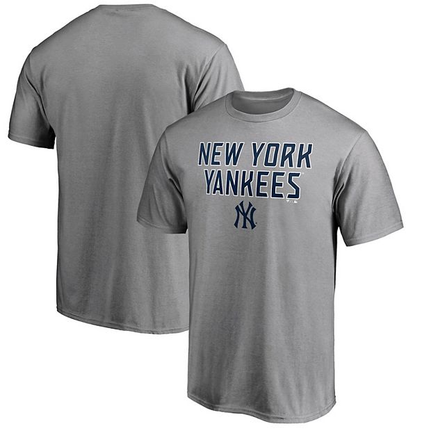 Men's Fanatics Branded Gray New York Yankees Game Day Stack T-Shirt