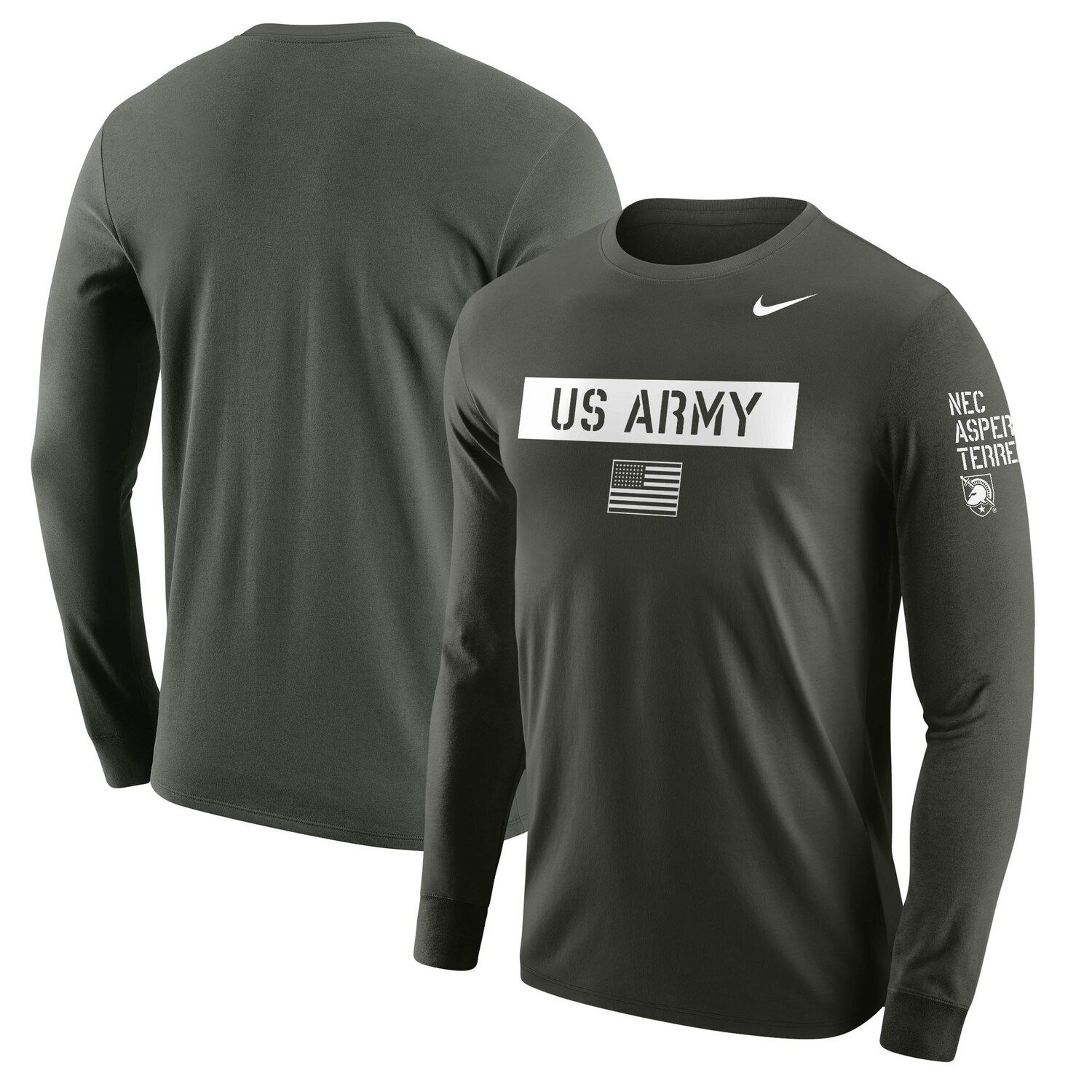 nike army green shirt