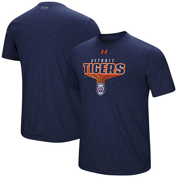 Detroit Tigers Youth Cooperstown T-Shirt - Navy Blue