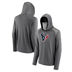 Outerstuff Girls Youth Heather Gray Buffalo Bills Go for It Funnel Neck Raglan Pullover Hoodie Size: Large