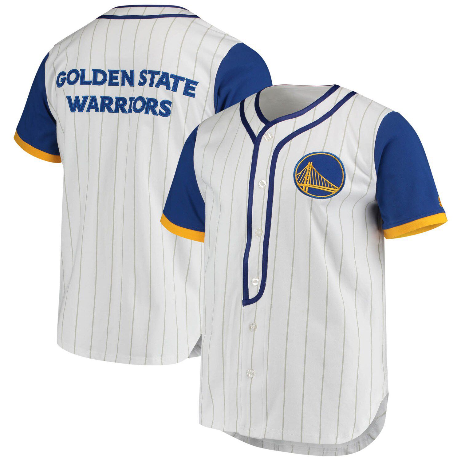 white golden state jersey