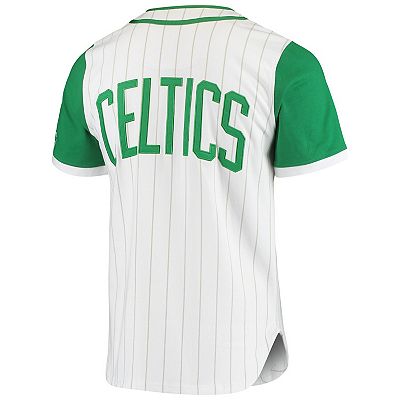 Men s Starter White Boston Celtics Scout Baseball Fashion Jersey