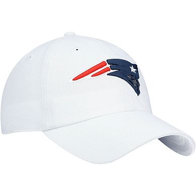 Women's '47 White New England Patriots Miata Clean Up Logo Adjustable Hat