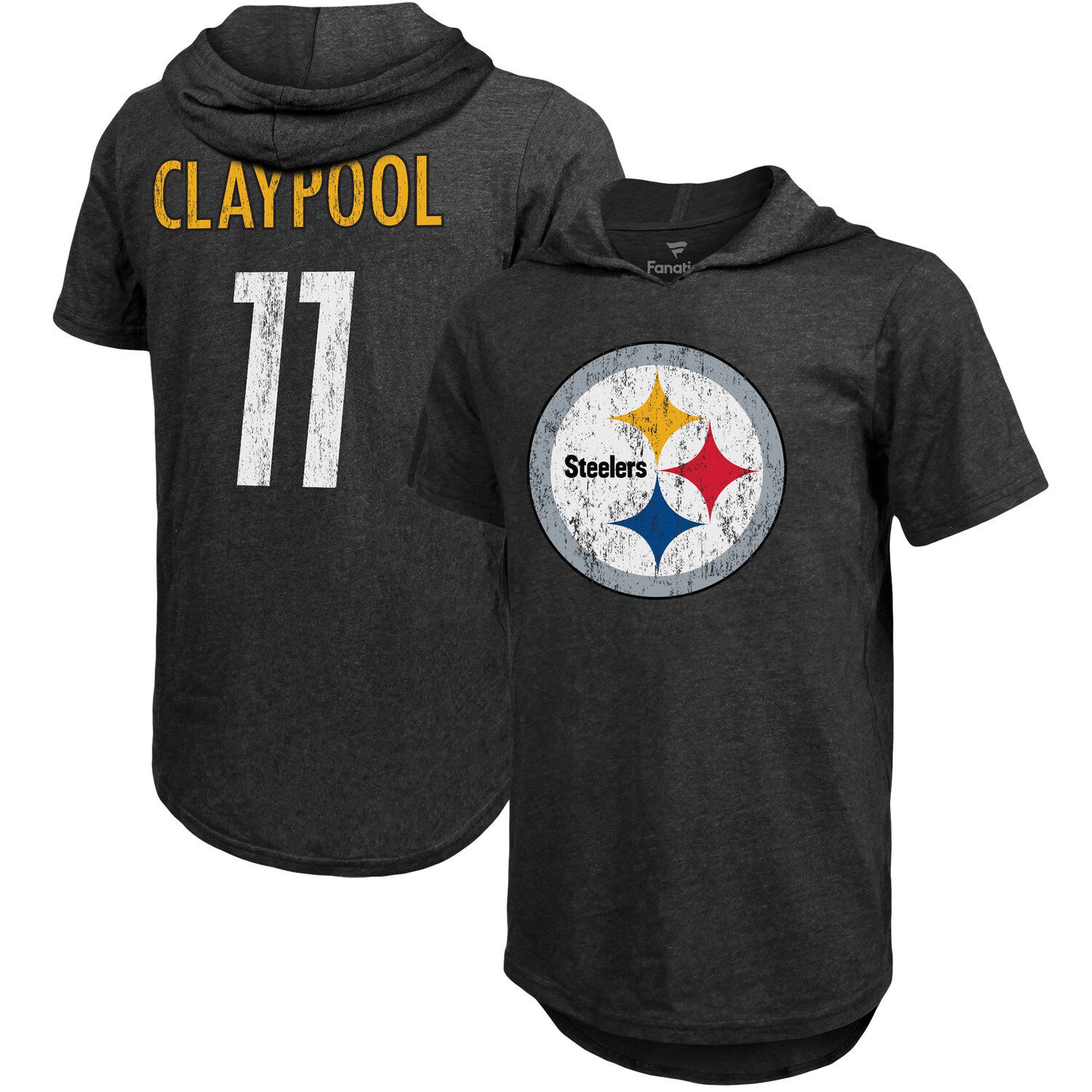 Men's Fanatics Branded Ben Roethlisberger/Chase Claypool/James Conner  Heathered Gray Pittsburgh Steelers Video Game 